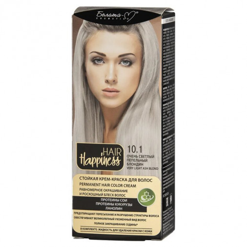 Vopsea de par 10.1 Blond cenușiu foarte deschis 50g