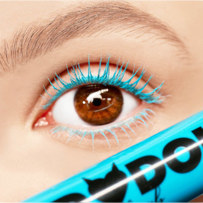 Belor Design Тушь для ресниц Bad Doll цветная объемная голубая