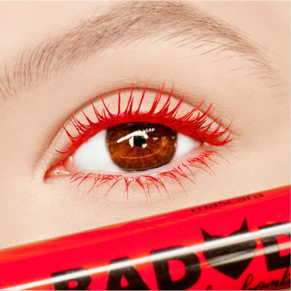 Belor Design Тушь для ресниц Bad Doll цветная объемная красная Chilli