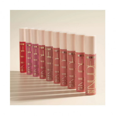 Belor Design Блеск для губ лаковый Nude Harmony Outfit Lip тон 28 серо-коричневый