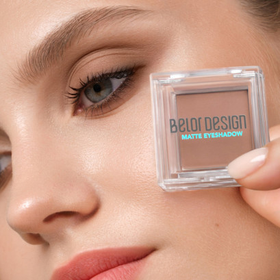 Belor Design Тени для век матовые тон 104 корица