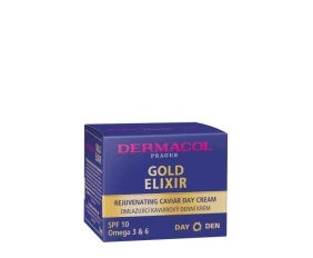 Dermacol Gold Elixir Крем для лица дневной омолаживающий для очень зрелой кожи 50 мл