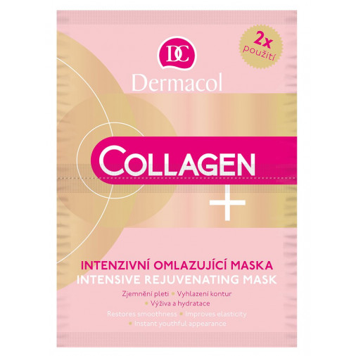 Dermacol Colagen+ Mască pentru față de înaltă performanță 35+ N2x8 g