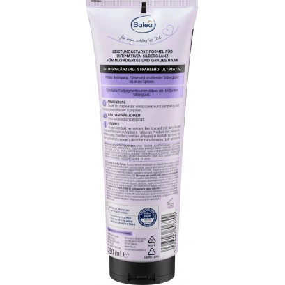 DM Balea Шампунь Серебряный блеск для седых, осветленных и мелированных волос 250 мл