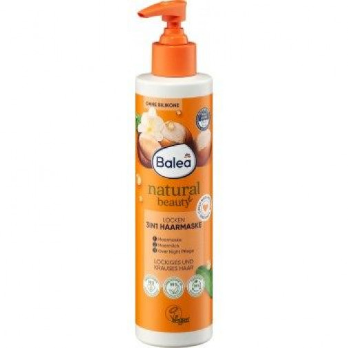 DM Balea Natural Beauty Mască de păr 3 în 1 250 ml