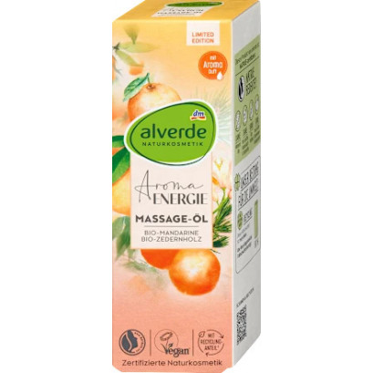 DM Alverde Aroma Energy Массажное масло 100 мл