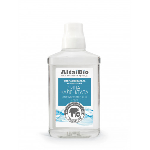 Apă de gură pentru dinți sensibili Tei și Calendula 400ml