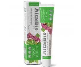 Altai Bio Pastă de dinți pentru prevenirea cariei Lemn dulce și Badan 75ml