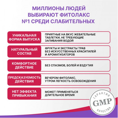 Фитолакс таблетки N100