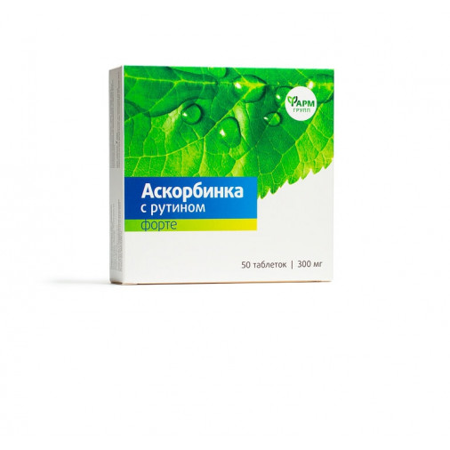 Acid ascorbic cu rutina forte comprimate 300 mg N50