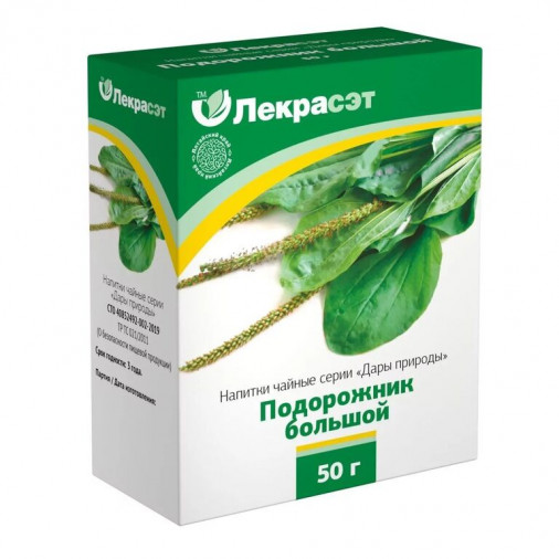Patlagina frunze 50 г