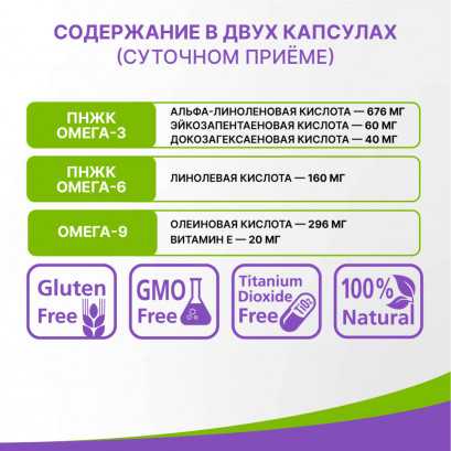 Омега 3-6-9 капсулы N60