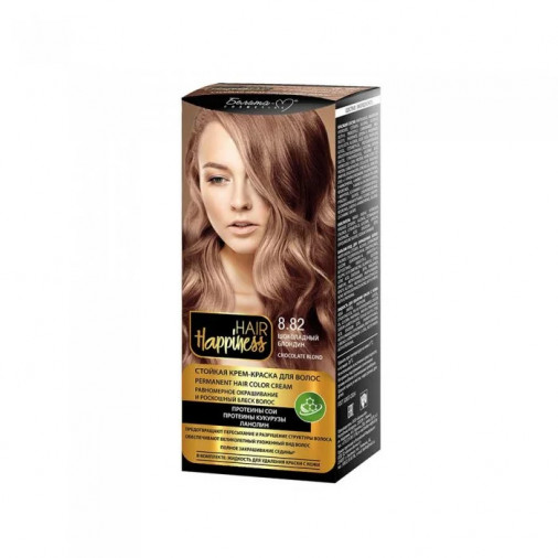 Vopsea-cremă pentru păr N8.82 Blond ciocolată HAIR Happiness 50 g