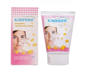 Clirvin cremă de față pentru albire împotriva pistruilor și a petelor pigmentare 100 g