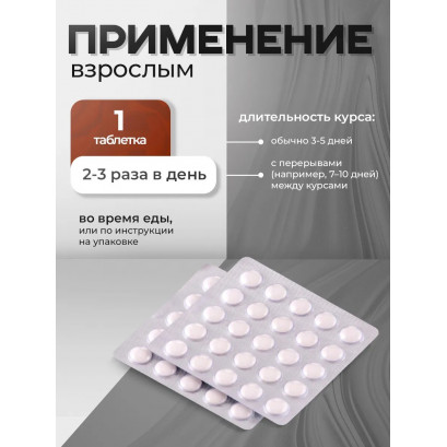 Чага таблетки 500 мг N50