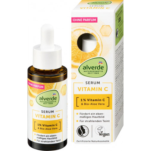 DM Alverde Vitamin C Ser facial cu vitamina C 30 ml