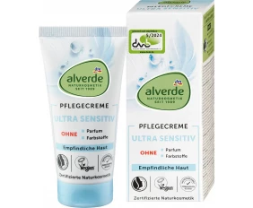 DM Alverde Cremă de față hrănitoare pentru pielea sensibilă 50 ml