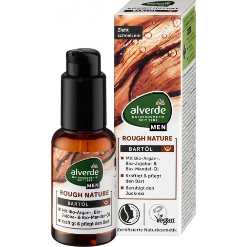 DM Alverde Ulei pentru barbă Rough Nature 30 ml