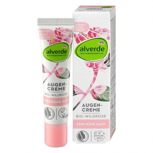 DM Alverde Wildrose Cremă pentru ochi 15 ml