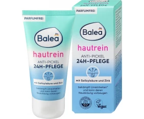 DM Balea Cremă Anti-Pickel 24h Care Skin Clean împotriva coșurilor și punctelor negre 50 ml