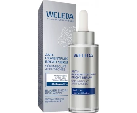 DM Weleda Ser facial pentru pete pigmentare cu gentiana albastră și edelweiss 30 ml