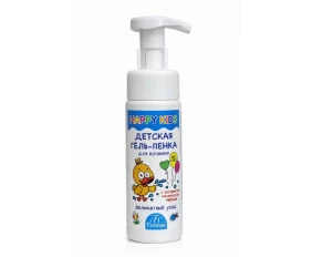 HAPPY KIDS Детская гель-пенка для купания 2в1 Деликатный уход для чувствительной кожи 300мл