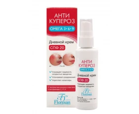 Floresan ANTI-COUPEROSE Cremă de zi Omega 3-6-9 SPF20 65 ml