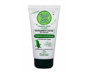 Floresan FOOD FOR SKIN пенящийся скраб с огурцом 150МЛ
