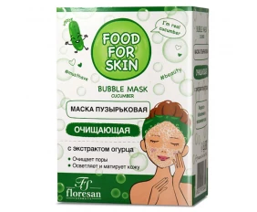 Floresan FOOD FOR SKIN Маска пузырьковая с Огурцом 15мл N10