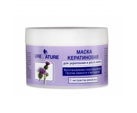 Floresan PURE NATURE mască pentru întărirea și creșterea părului cu ciulini 450 ml