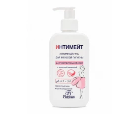 Floresan INTIMATE Гель деликатный для интимной гигиены для чувствительной кожи с молочной кислотой 250мл