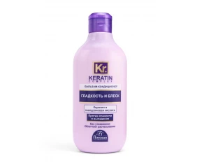 Floresan KERATIN Бальзам-Кондиционер Гладкость и блеск для волос 300мл