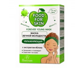 Floresan FOOD FOR SKIN маска лицо увлажняющая с яблоком 15мл N10