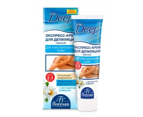 Floresan DEEP DEPIL Нежный экспресс-крем для депиляции 100мл