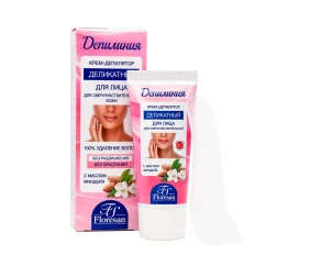 Floresan DEPILINEA Крем-депилятор деликатный для лица 50мл