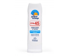 Floresan Крем-Блок от загара водостойкий 125мл SPF45