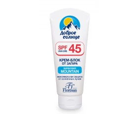 Floresan ДОБРОЕ СОЛНЦЕ Крем блок от загара SPF 45 Специально для гор 60мл