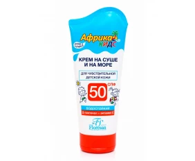 Floresan AFRICA KIDS Крем детский от ожогов Водостойкий 150мл SPF50