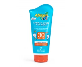 Floresan AFRICA KIDS Крем для чувствительной детской кожи защита от ожогов Водостойкий SPF30 150мл