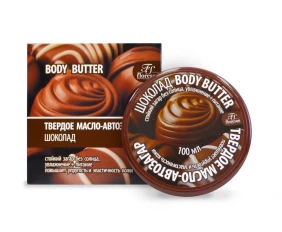 Floresan BODY BUTTER Твердое масло-автозагар Шоколад 100мл