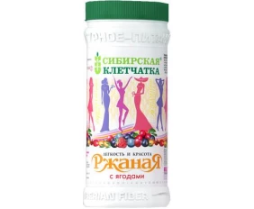 Сибирская Клетчатка Ржаная с ягодами 350 г