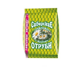 Отруби Сибирские Очищающие с травами 200 г