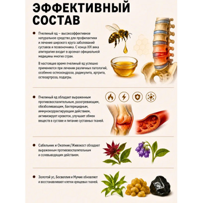 Софья пчелиный яд бальзам для тела 125 мл