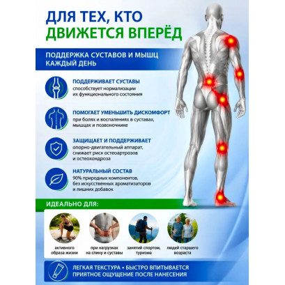 Sustavit Condroitină cu glucozamină gel-balsam 125 ml